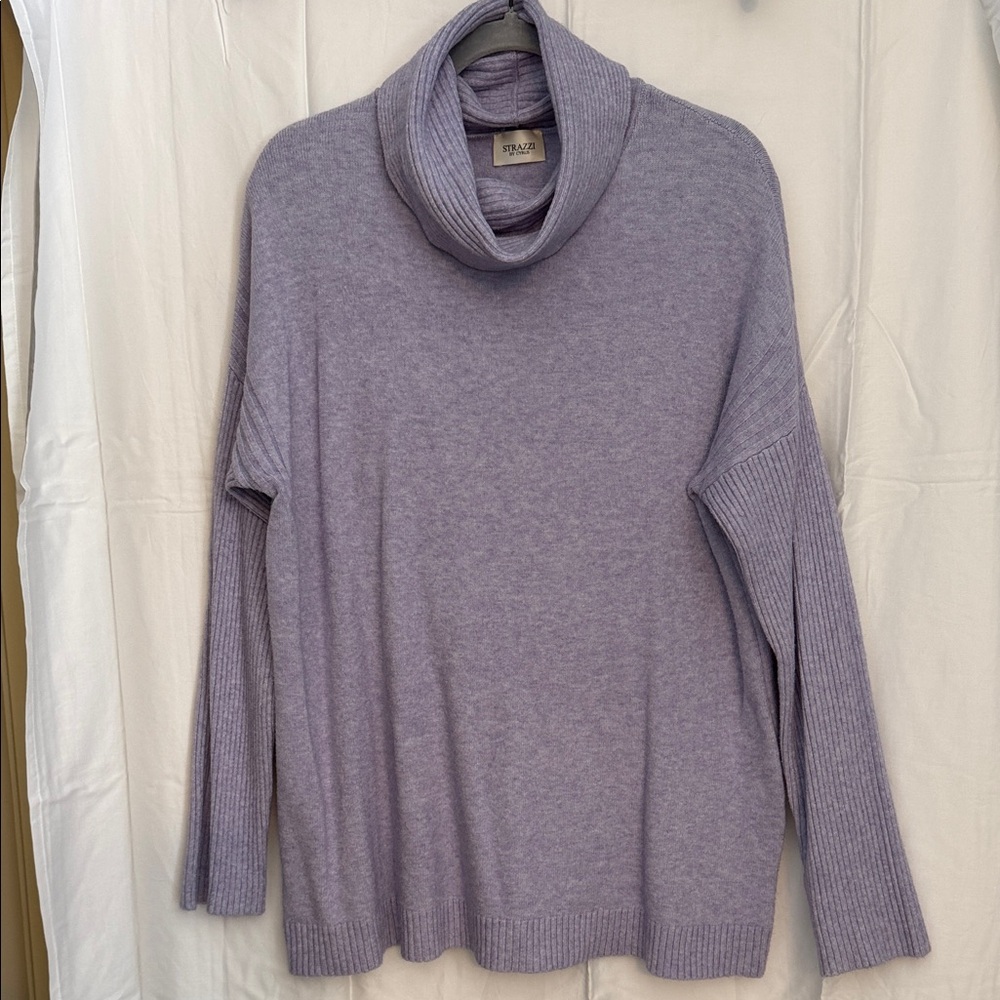 STRAZZI by Cyrus Lavender Cowl Neck Sweater